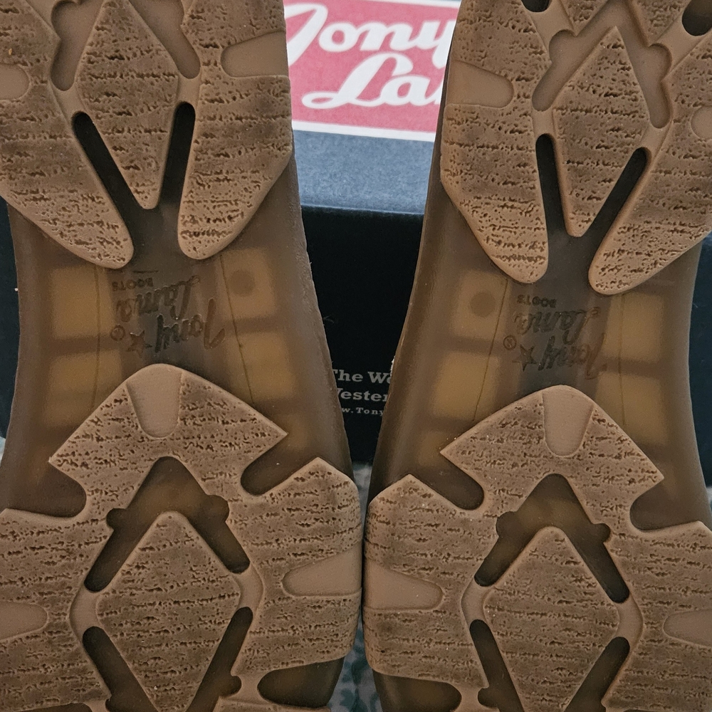 Tony Lama Women's Tan Slip-On Shoes - Picture 4 of 5